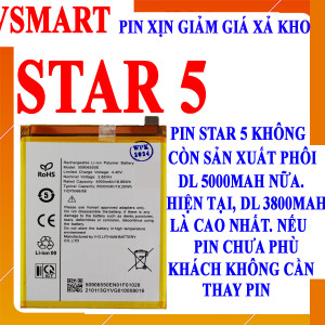 Pin Webphukien cho Vsmart Star 5 - Model 50906550E 5000mAh 